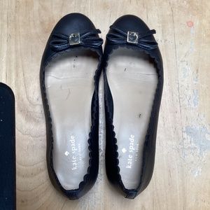 Kate spade shoes, excellent condition, size 7.5 , flat shoe, black